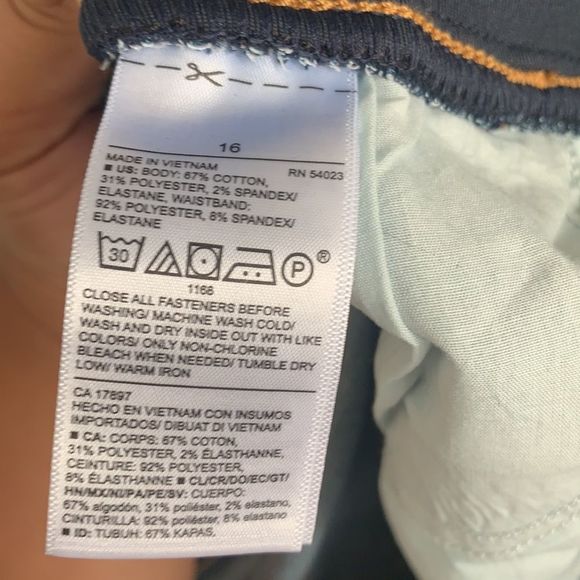 New Old Navy Maternity Front Low Panel Rockstar Super Skinny Ripped Jeans - Picture 8 of 8